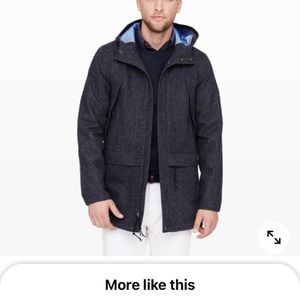 Club Monaco Bonded Wool Parka, Grey